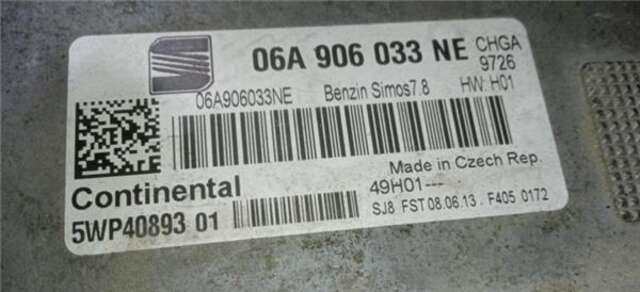 Centralita Motor ECU Seat Altea 1.6