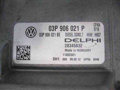 Foto 2ª: Centralita Motor ECU Seat Ibiza 1.2 TDI BERLINA 75CV 55KW [CFWA] (2012)
