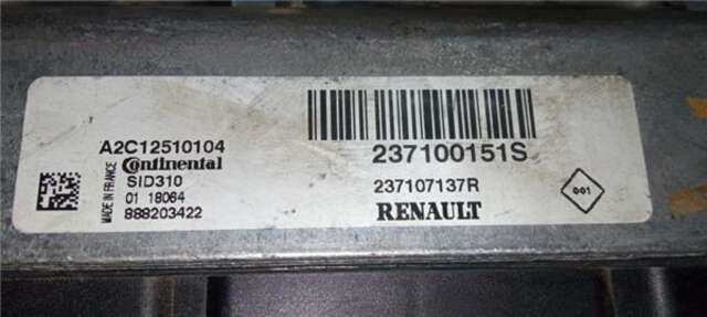 Foto 2ª: Centralita Motor ECU Renault Scenic 1.5 GRAND EXPERIENCE [1.5 LTR. - 81 KW DCI DIESEL FAP ENERGY] IV (2016-_)