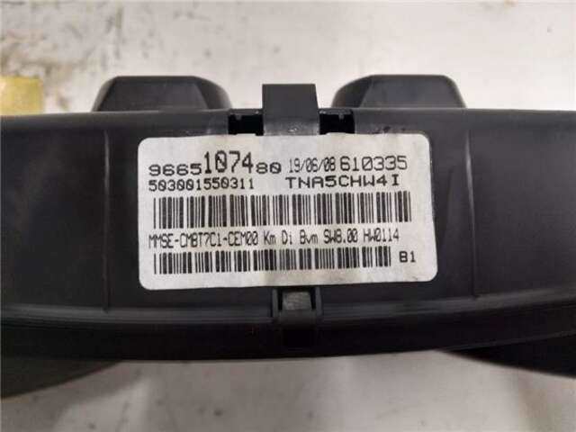 Foto 3ª: Cuadro de Instrumentos Peugeot 308 1.6 SPORT [1.6 LTR. - 80 KW HDI FAP CAT (9HZ - DV6TED4)] [9HZ / DV6TED4]