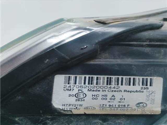 Foto 3ª: Faro Derecho Skoda Octavia 1.2 ACTIVE [1.2 LTR. - 77 KW TSI] [CBZB]