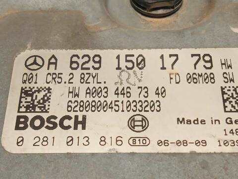 Foto 4ª: Centralita Motor ECU Mercedes Clase ML 450 4.0 TD 313CV 230KW AUT. [629912] (2007)