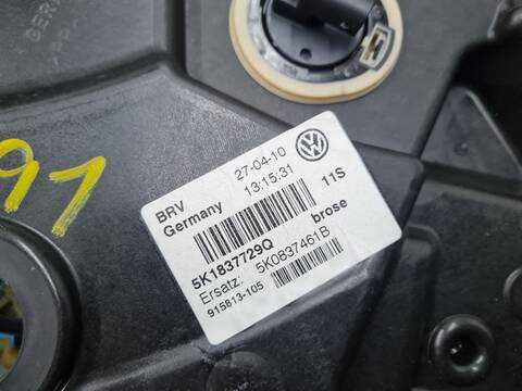 Foto 2ª: Elevalunas Eléctrico Delantero Izquierdo Volkswagen Golf 2.0 TDI 140CV 103KW [CFF] (2010)