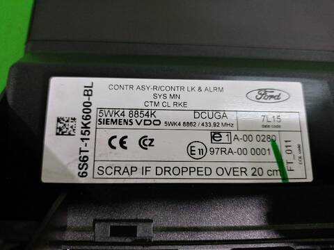 Foto 3ª: Centralita Motor ECU Ford Fiesta AMBIENTE 68CV (2001)