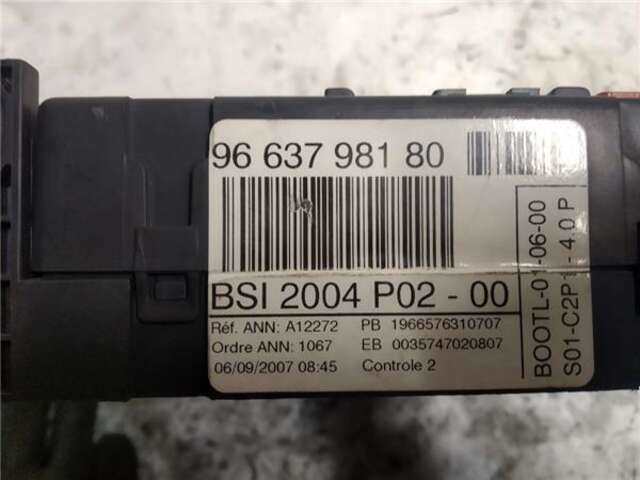 Foto 3ª: Centralita Confort BSI Peugeot 3008 1.6 HDI FAP (109 CV) [9HZ O 9H01]