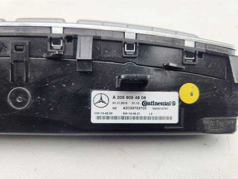 Foto 4ª: Mando Climatizador Mercedes Clase C 160 C 350 T E 205.247) 279CV FAMILIAR [274920] (2015)