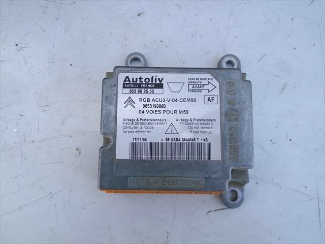 Centralita Airbag Peugeot Partner 2.0 HDI 2002-2008