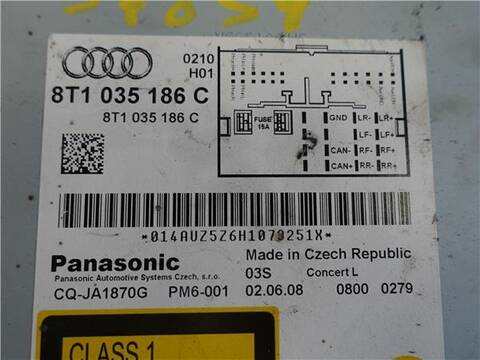 Foto 3ª: Sistema Audio Radio CD Audi A4 2.0 BASICO AVANT 143CV 105KW [CAG] (2008)