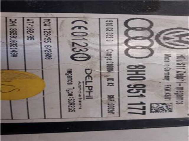 Foto 2ª: Centralita Motor ECU Audi A4 2.5 TDI [2 5 LTR. - 120 KW V6 24V TDI] 163CV