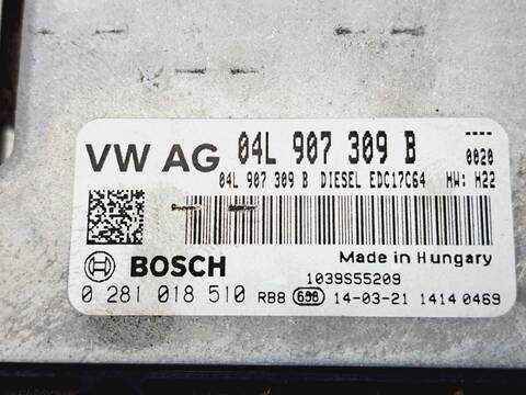 Foto 3ª: Centralita Motor ECU Volkswagen Golf 1.6 TDI DPF 105CV 77KW [CLH] (2014)