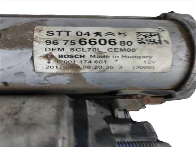 Foto 3ª: Motor de Arranque Citroen C3 1.6 BLUEHDI 75 75CV (2016)