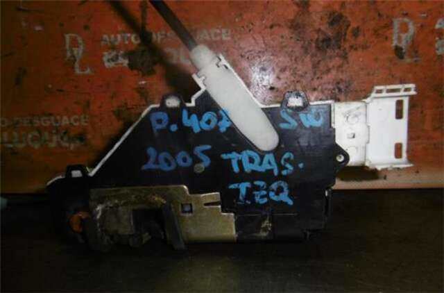 Foto 2ª: Cerradura Puerta Trasera Izquierda Peugeot 407 2.0 HDI 135 [RHR (DW10BTED4)]