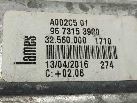 Foto 4ª: Elevalunas Manual Trasero Izquierdo Peugeot 208 STYLE 82CV 60KW [HM01] (2016)