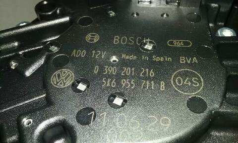 Foto 3ª: Motor Limpia Trasero Volkswagen Sharan ADVANCE BLUEMOTION 170CV 125KW [CFGB] (2011)