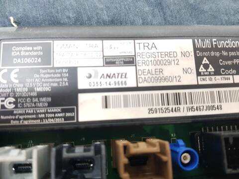 Foto 3ª: Sistema GPS Renault Captur 1.2 TCE 120 120CV 88KW [H5F412] (2018)