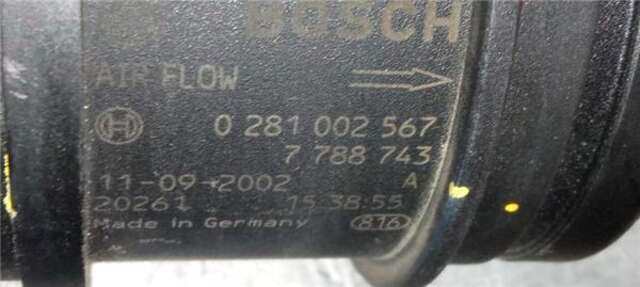 Foto 2ª: Caudalimetro Bmw Serie 7 720 4.0 740D [4.0 LTR. - 190 KW TURBODIESEL CAT] [N67 398 D1]