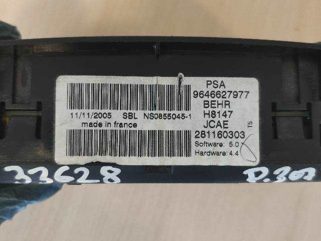 Foto 3ª: Climatizador Peugeot 307 1.6 HDI [9HX] (2006)