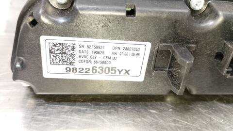 Foto 2ª: Mando Climatizador Opel Crossland INNOVATION 131CV 96KW [HN05] (2019)