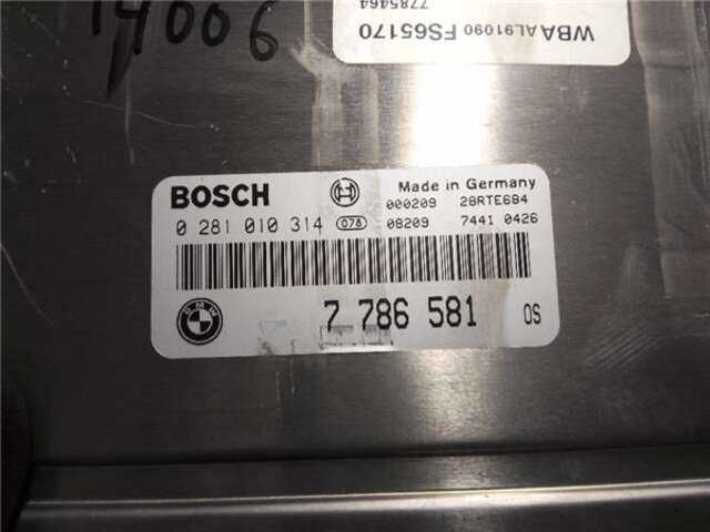 Foto 3ª: Centralita Motor ECU Bmw Serie 3 315 3.0 330D [3.0 LTR. - 135 KW 24V TURBODIESEL CAT] [M57 D30 (30 6 D1)]