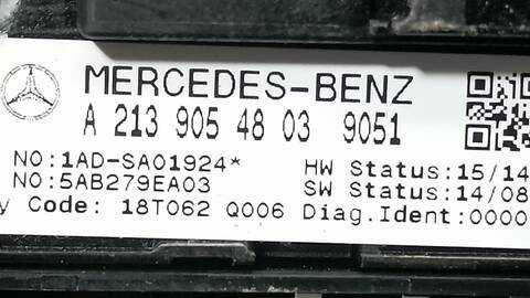 Foto 4ª: Botonera Elevalunas Mercedes Clase E 180 E 220 D 213.004) 194CV 143KW [654920] (2018)