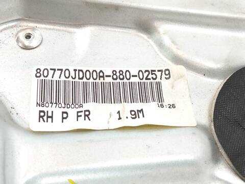 Foto 3ª: Elevalunas Eléctrico Delantero Derecho Nissan Qashqai 2.0 16V CAT 141CV [MR20DE] (2007)