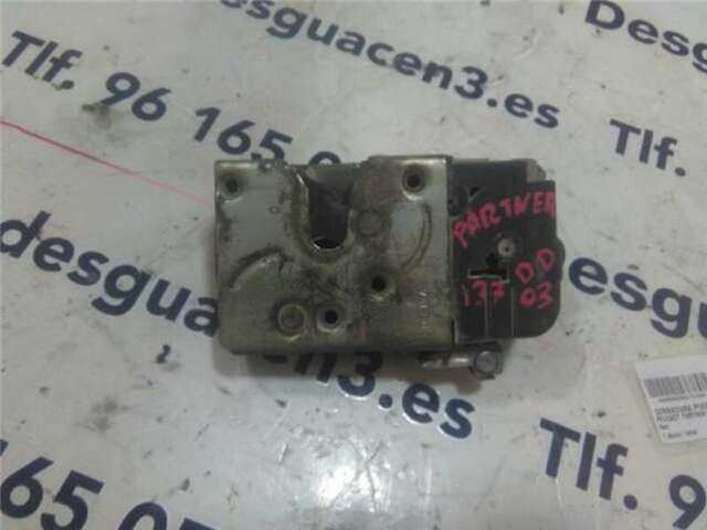 Cerradura Puerta Delantera Derecha Peugeot Partner 1.6 COMBIESPACE [1.6 LTR. - 55 KW 16V HDI CAT (9HT - DV6BTED4)]