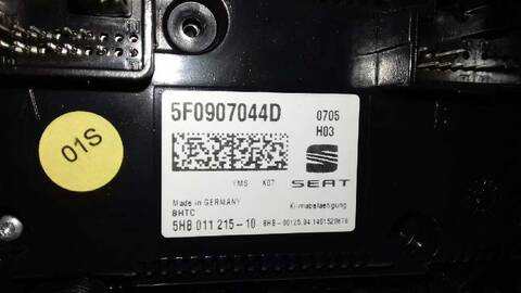 Foto 3ª: Mando Climatizador Seat Leon FR 150CV 110KW [CRBC] (2014)