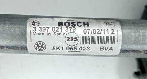 Foto 3ª: Motor Limpia Delantero Volkswagen Golf 1.4 16V TSI 1390 CM3) 122CV (2008)