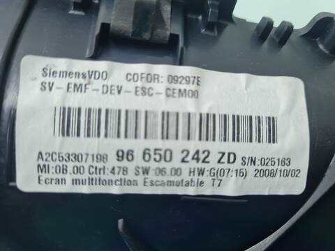 Foto 4ª: Sistema GPS Peugeot 308 1.6 16V TURBO CAT 5FX - EP6DT) 150CV 110KW (2008)