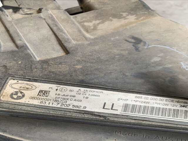 Foto 3ª: Faro Derecho Bmw Serie 3 315 2.0 DI177CV BERLINA 0CV [N47D20C] (2009)