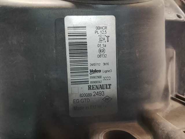 Foto 3ª: Faro Izquierdo Renault Clio 1.5 D [K9K 67] (2012)
