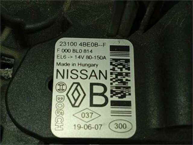 Foto 2ª: Alternador Renault Kadjar 1.3 BLACK EDITION [1.3 LTR. - 103 KW TCE]