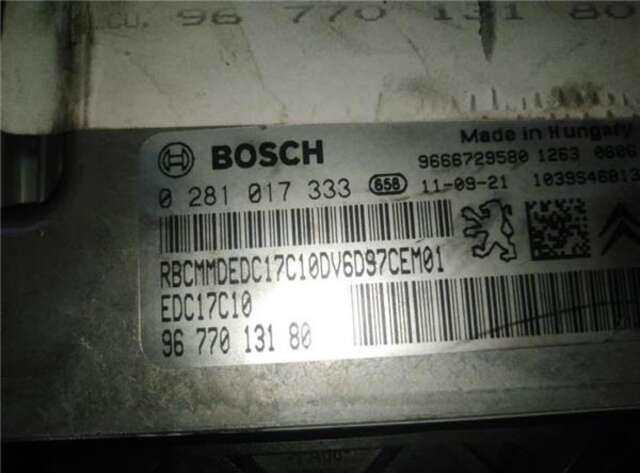 Centralita Motor ECU Peugeot 308 1.6 ACCESS [1.6 LTR. - 68 KW 16V HDI FAP]