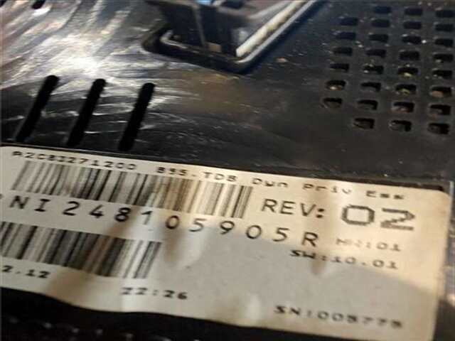 Foto 3ª: Cuadro de Instrumentos Renault Megane 1.6 DYNAMIQUE [1.6 LTR. - 81 KW 16V] III COUPE-CABRIO (04.2010-_)