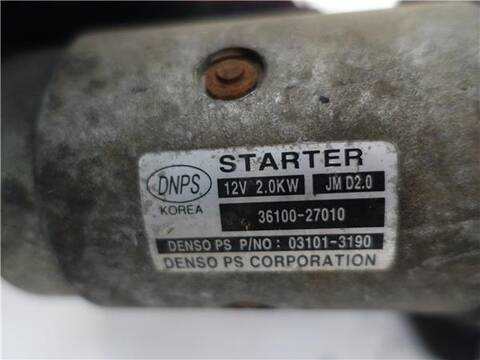 Foto 3ª: Motor de Arranque Kia Carens 2.0 CRDI 140CV 103KW [D4EA] (2007)