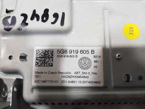Foto 3ª: Sistema GPS Volkswagen T-Roc 1.5 TSI 150CV 110KW [DPCA] (2020)