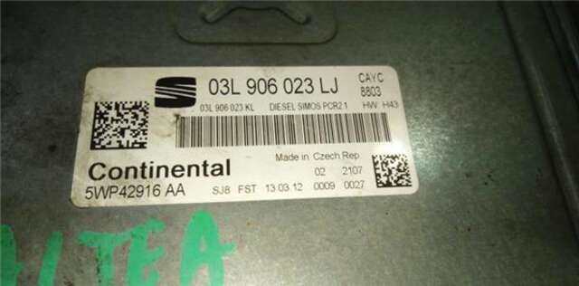 Centralita Motor ECU Seat Altea 1.6 TDI