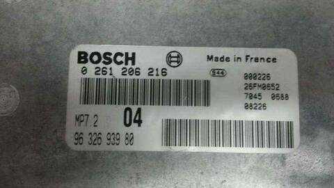 Centralita Motor ECU Peugeot 206 1.4 BERLINA 75CV 55KW