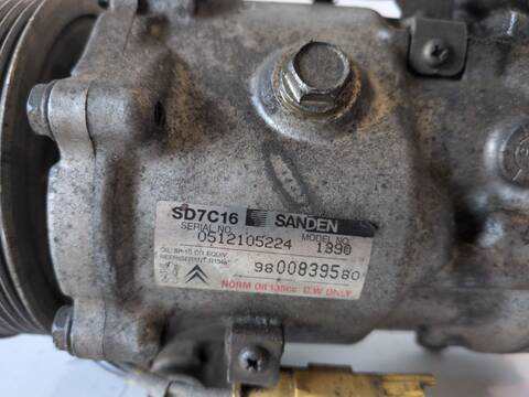 Foto 2ª: Compresor Aire Acondicionado Citroen C4 2.0 D GRAND C4 PICASSO 9HR 9H05 (2013)