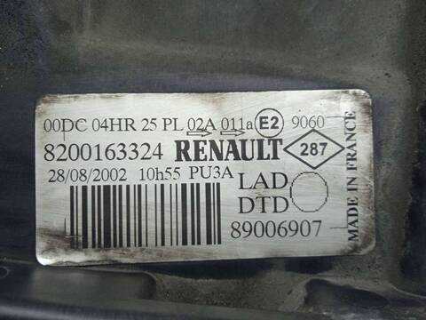 Foto 3ª: Faro Derecho Renault Laguna 1.9 DCI DIESEL 120CV 88KW [F9Q750] (2002)