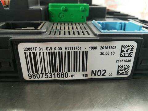 Foto 2ª: Caja Reles Fusibles Citroen C4 G CACTUS FEEL (2014)