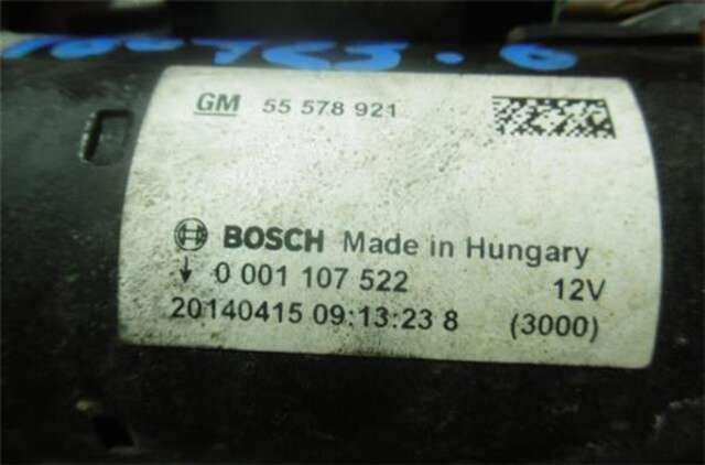 Foto 2ª: Motor de Arranque Opel Corsa 1.2 [A 12 XER]