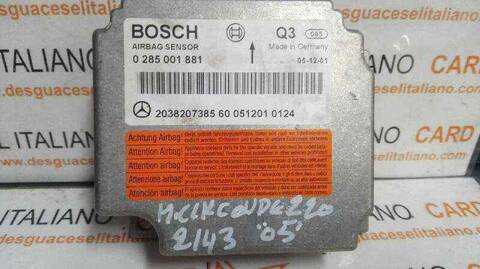 Foto 3ª: Centralita Airbag Mercedes Clase S 220 BERLINA 224CV 165KW (1998)