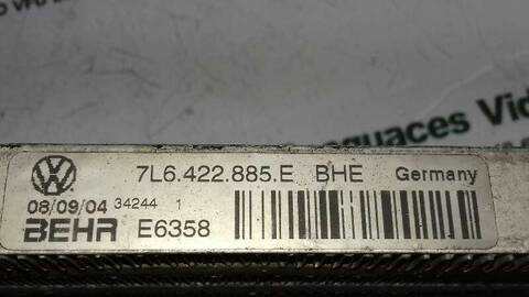 Foto 3ª: Radiador Aceite Volkswagen Touareg TDI R5 174CV 128KW [BAC] (2004)