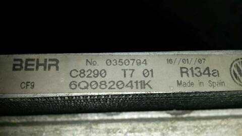 Foto 2ª: Radiador Calefaccion A.A. Volkswagen Polo 1.4 TDI 70CV 51KW [BNM] (2007)