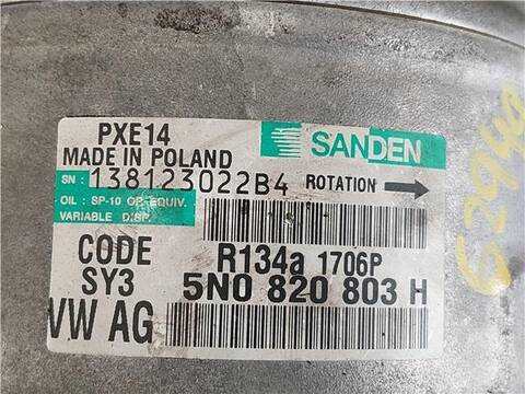 Foto 3ª: Compresor Aire Acondicionado Audi A3 2.0 TDI ATTRACTION DPF) 140CV 103KW [CFF] (2012)