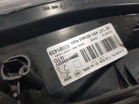 Foto 3ª: Faro Izquierdo Peugeot 2008 GT LINE 110CV 81KW [HN01] (2016)