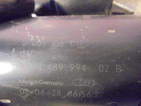 Foto 4ª: Motor de Arranque Bmw Mini 1.6 16V CAT 90CV 66KW [W10B16A] (2003)