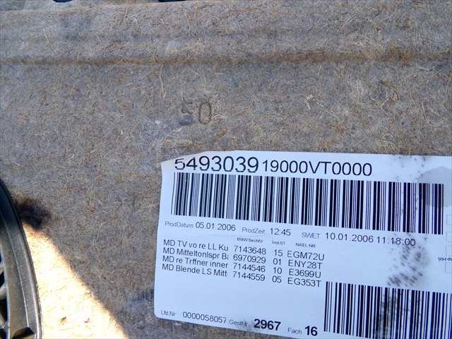 Foto 3ª: Tapizados Cartoneras Bmw Serie 3 320 2.0 D E90,2004-2008 [204D4] (2006)