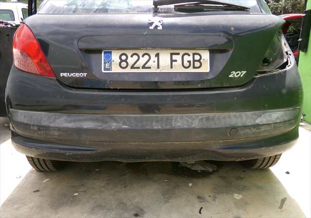 Paragolpes Trasero Peugeot 207 1.4 G 2006-2014